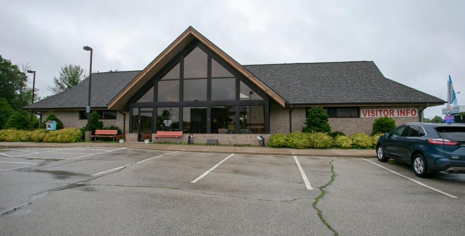 FILE - Exterior photo of the former Manitowoc Area Visitor & Convention Bureau Visitor Center building in July 2021.