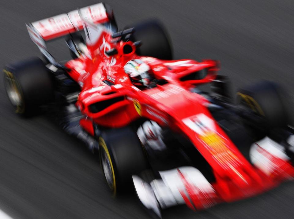 Vettel once again showed strong pace in practice (Getty)