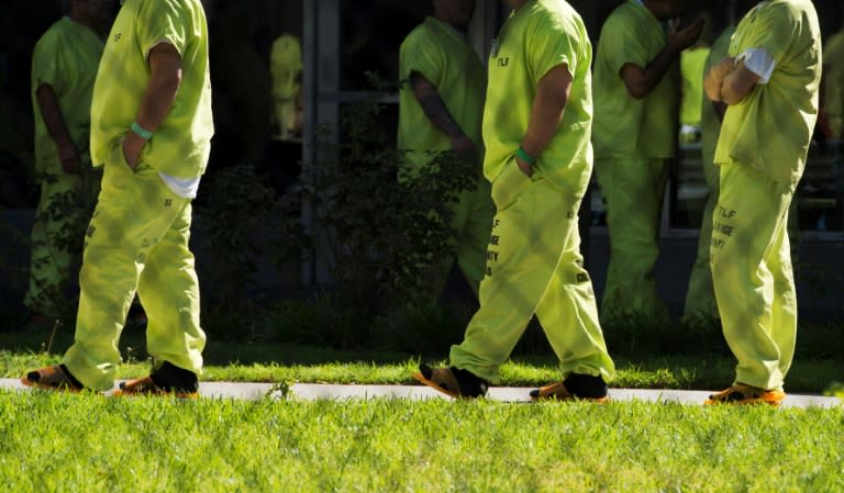 Prisoners at the Theo Lacy Facility are triaged according to risk, some in blocks with no individual cells, the most dangerous in cells that lead into a communal locked area