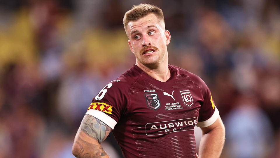 Seen here, Cameron Munster in action for the Maroons during State of Origin.