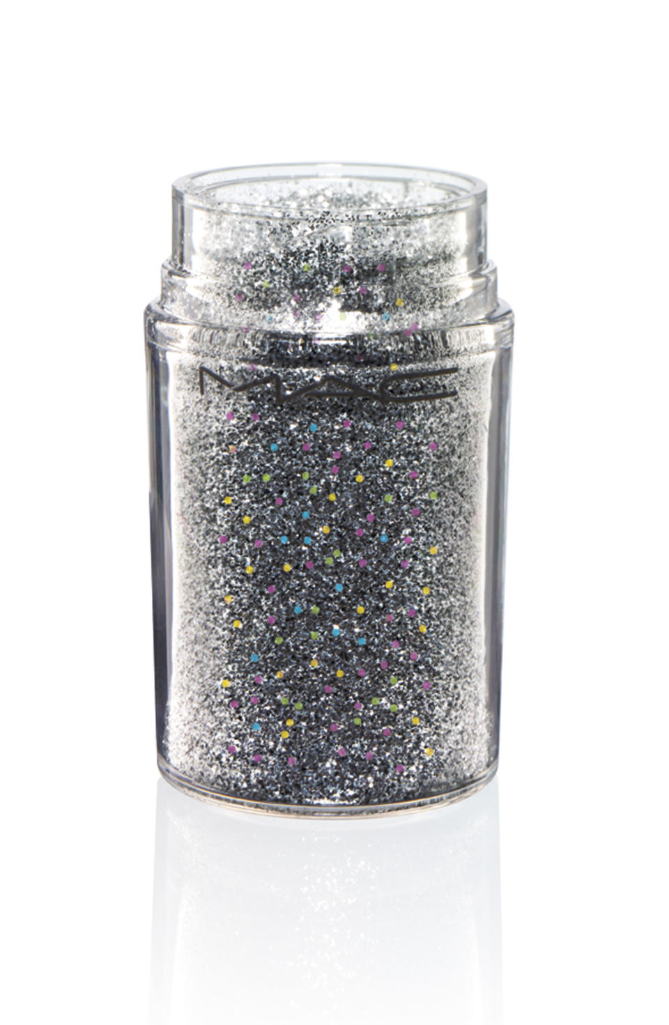 <p>Glitter is totally scary, right? Whack this on top of silver eyeshadow for a creepy disco ball vibe.</p><p><a rel="nofollow noopener" href="http://www.maccosmetics.co.uk/product/13848/505/Products/Makeup/Face/Multi-Use/Glitter" target="_blank" data-ylk="slk:MAC - £16;elm:context_link;itc:0;sec:content-canvas" class="link ">MAC - £16</a></p>