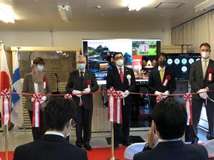 Opening ceremony of Harvia Showroom in Sapporo, Japan.