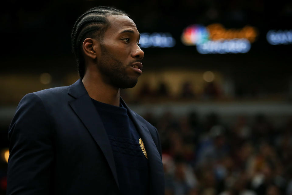 Kawhi Leonard has played in only nine games this season for the San Antonio Spurs. (Getty Images)