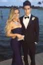 <p>Lele looked AMAZING in her navy blue prom dress and gorgeous necklace.</p>