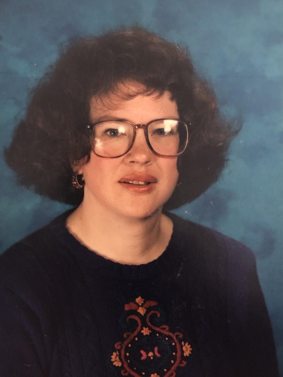 A yearbook photo of Reta Williams' from her time as an elementary school teacher and principal at Kyger Elementary in Clinton County.