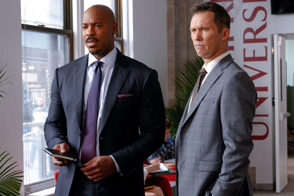 mehcad brooks, jeffrey donovan, law and order