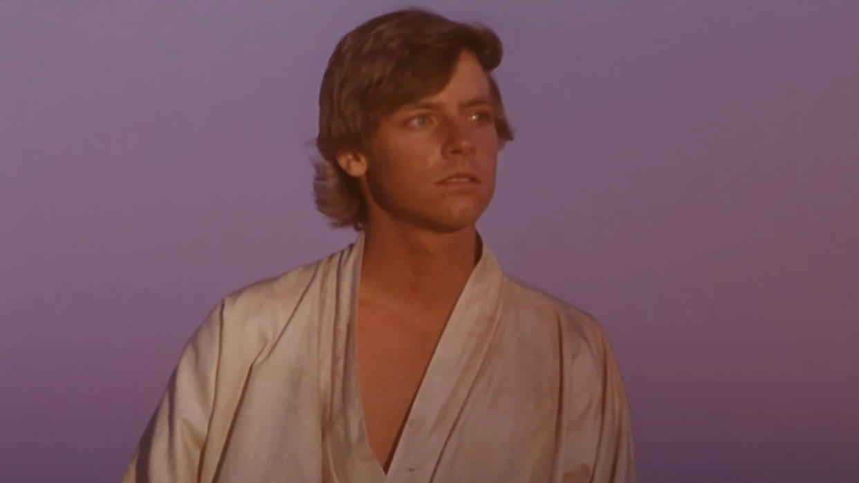  Mark Hamill in Star Wars: A New Hope. 