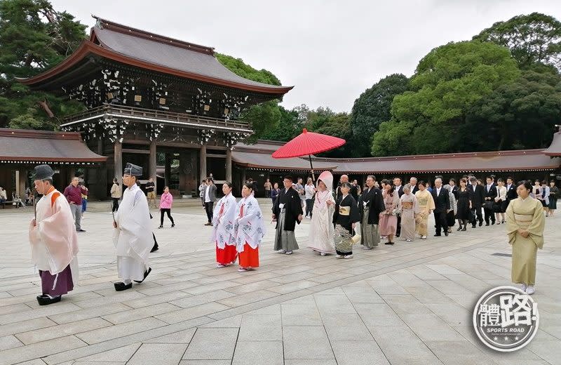 小編有幸在到訪時看到一場傳統婚禮