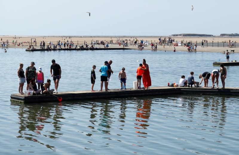 Outbreak of the coronavirus disease (COVID-19) in West Kirby Beach