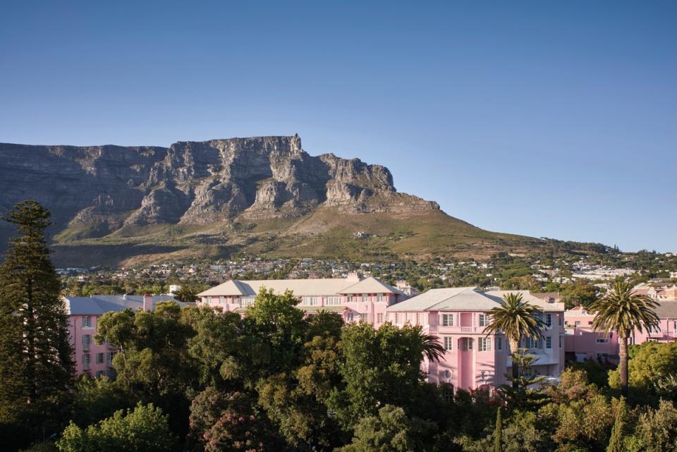 Mount Nelson hotel is recognisable by its pink exterior (Mount Nelson Hotel)