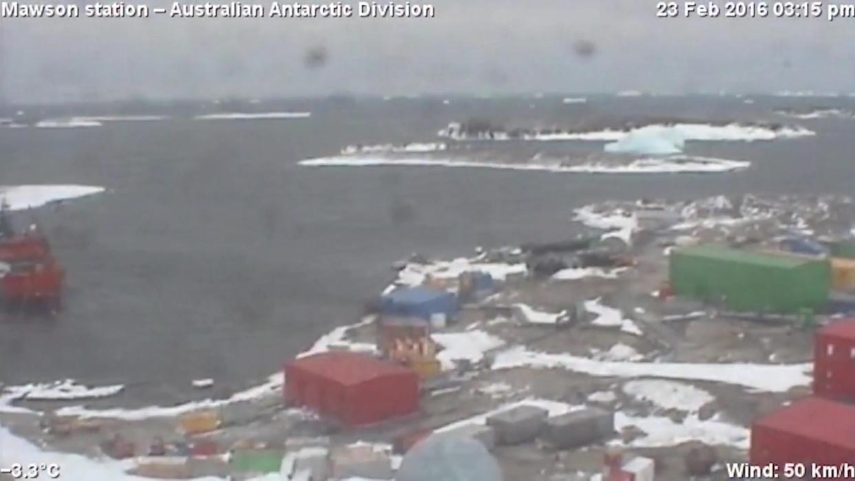 See the Antarctic Blizzards That Hamper Icebreaker Rescues