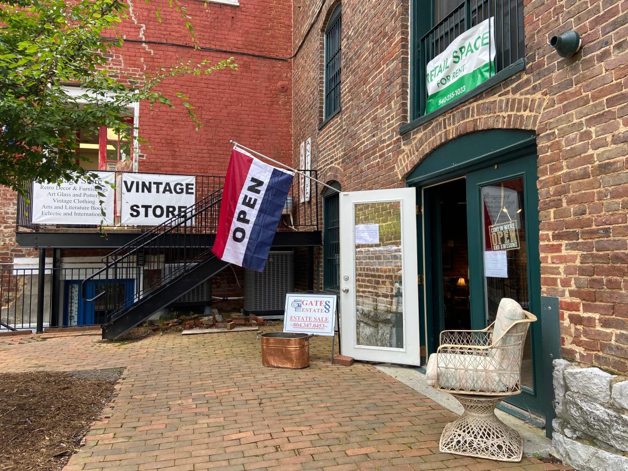 Eclectic Retro, Gates Estates and O'Brien's Antiques & Art are located at the Wharf in downtown Staunton.
