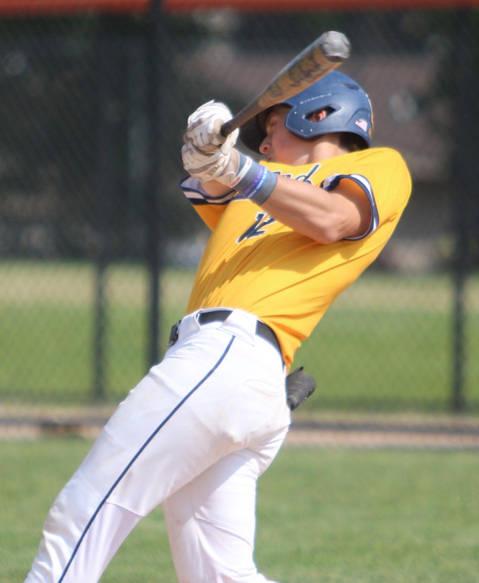 Hartland junior Brayden Crowe leads Livingston County with a .545 batting average, 19 runs batted in and nine doubles.