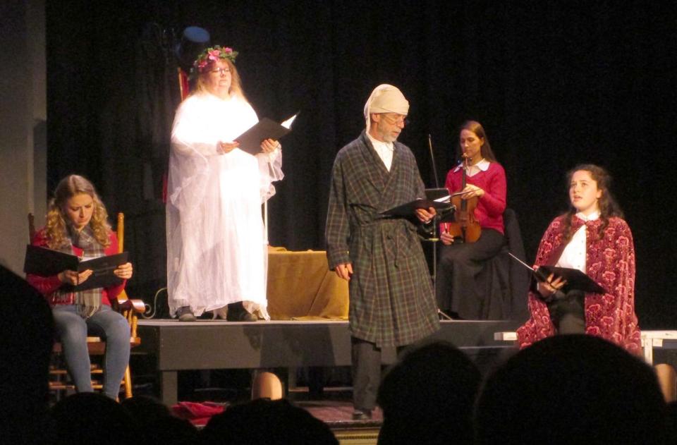 Area thespians perform 'A Christmas Carol' at the Earlville Opera House in this 2019 file photo. This year, the Sherburne Music-Theater Society will present 'How the Grinch Stole Christmas' at 2 and 7:30 p.m. Dec. 4 at the opera house.