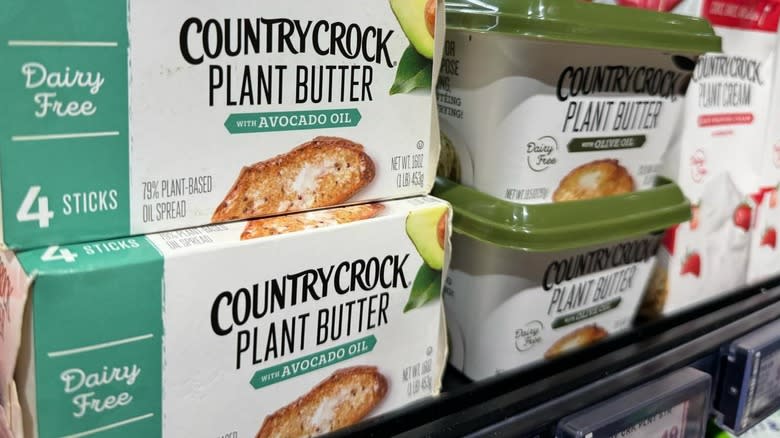 Tub of plant butter