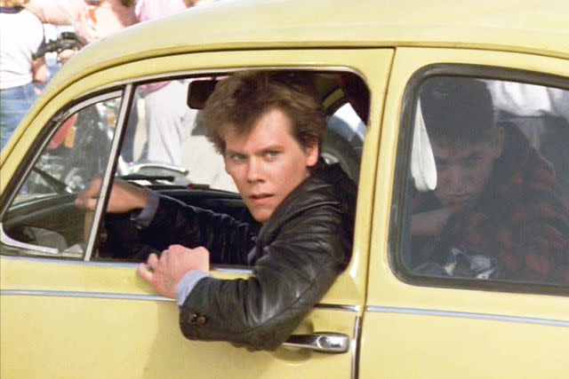 <p>CBS/Getty</p> Kevin Bacon in 1984's Footloose