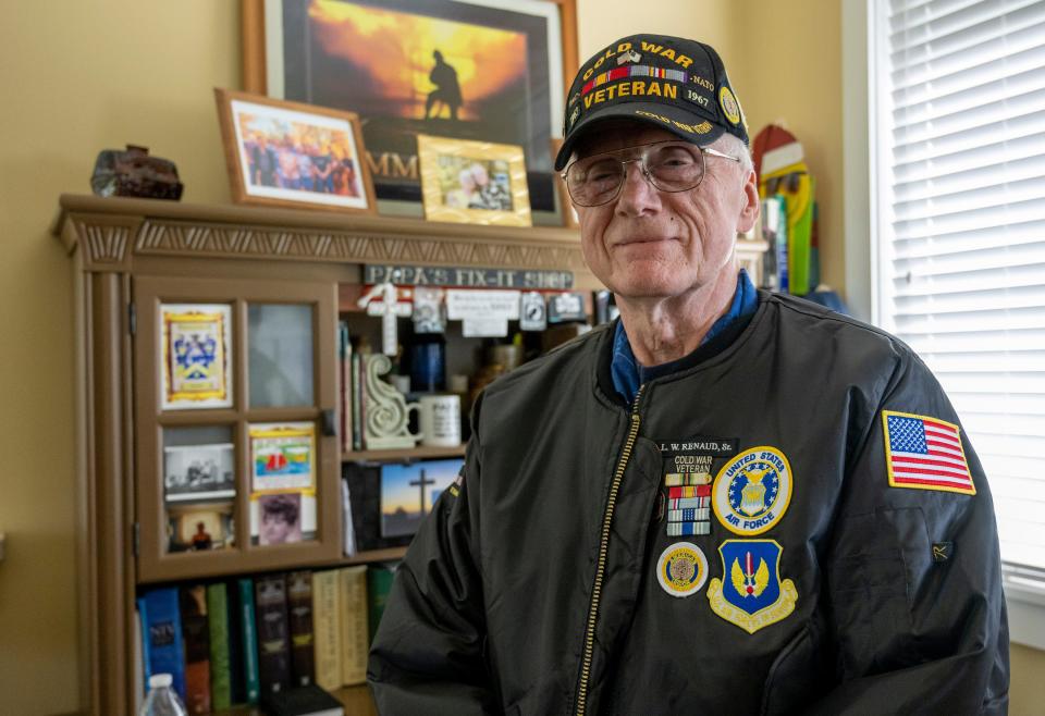 Cold War veteran Lance Renaud at his home in Tavares.