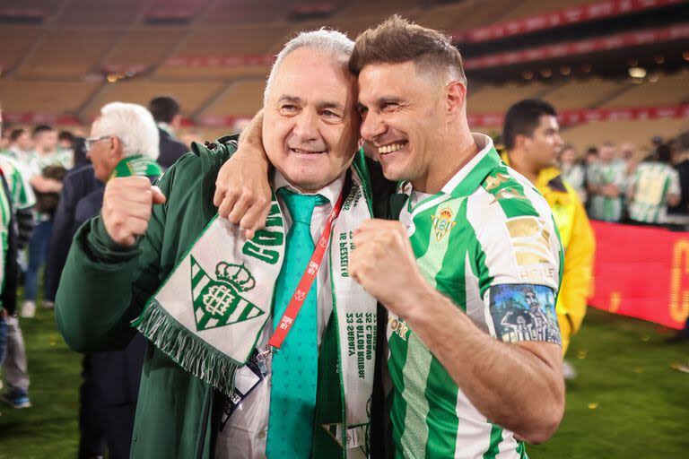 Rafael Gordillo y Joaquín Sánchez, dos de los grandes ídolos de Betis de diferentes épocas