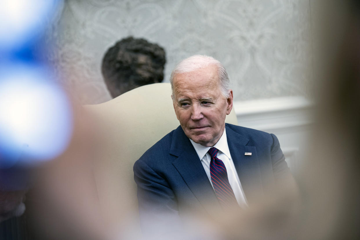 President Joe Biden and his team hoped that the developments in the Middle East over the weekend could give all three major actors enough to claim victory and walk away. (Al Drago/The New York Times)