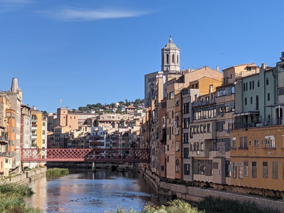 The breath-taking city of Girona has all the gothic charm of Barcelona without the thronging crowds (credit: Jonjo Maudsley/PA).