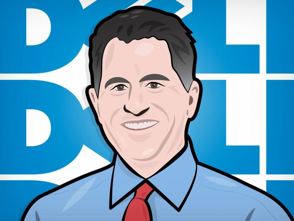 Michael Dell Portrait Illustration