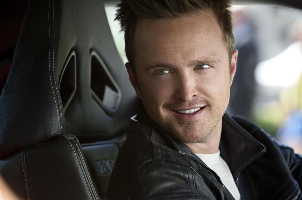 This image released by DreamWorks II shows Aaron Paul in a scene from “Need for Speed.” (AP Photo/DreamWorks II, Melinda Sue Gordon)
