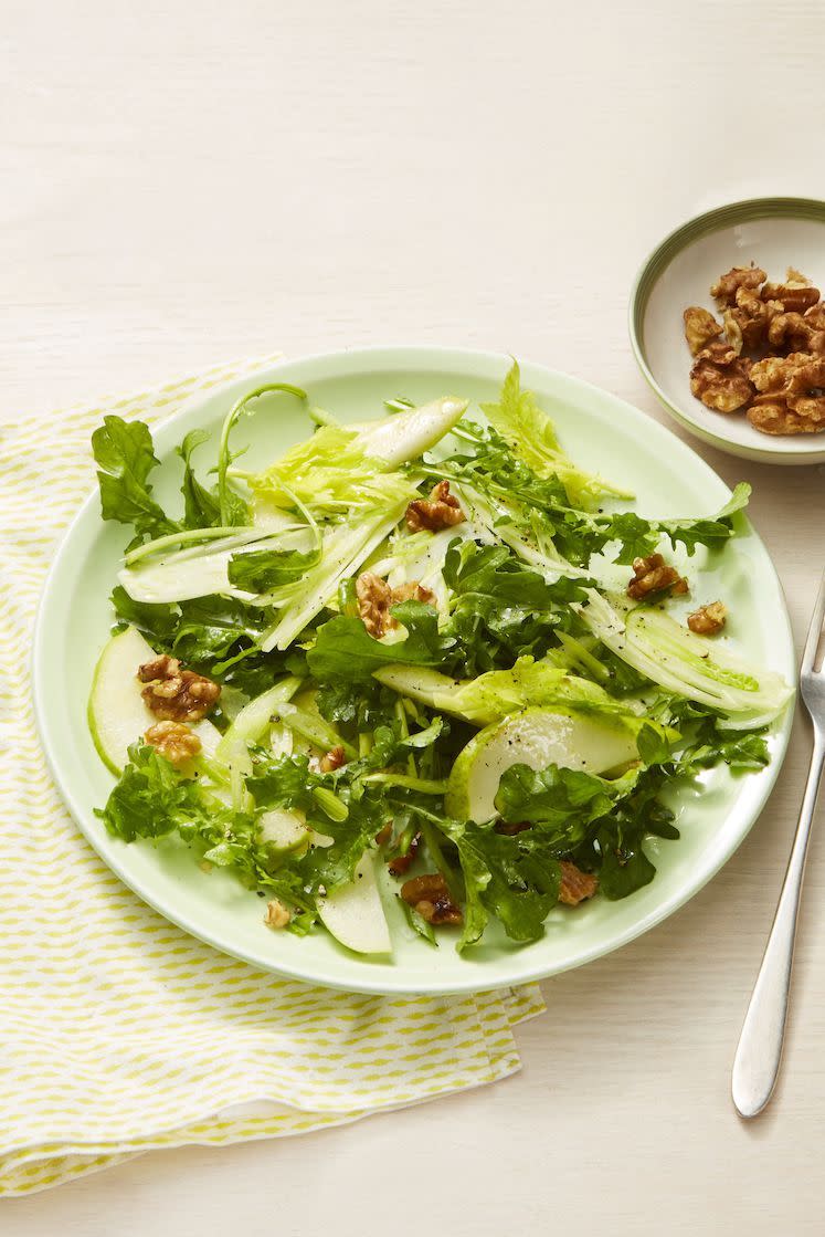 heart healthy recipes pear and walnut salad