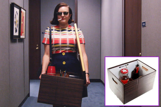 Peggy Olson’s Moving Banker Box