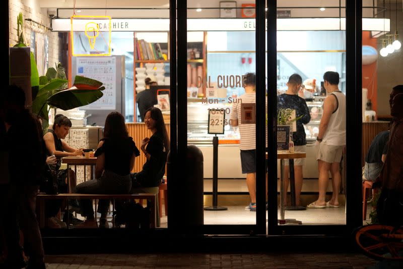 Ice cream store in Shanghai