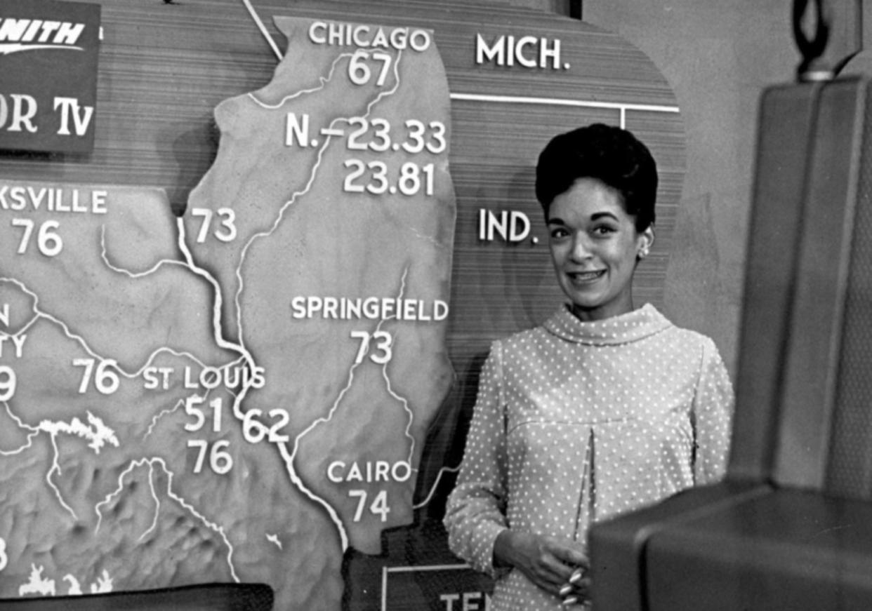 Diane Clatto became the first Black TV weather presenter in the US in 1962