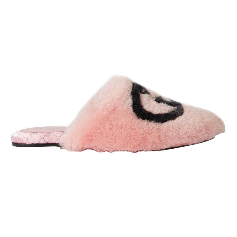 Gucci Faux fur slipper