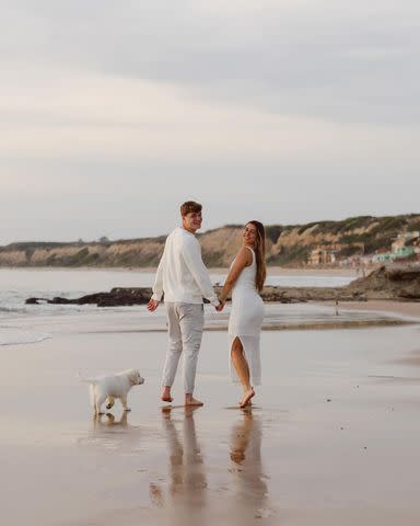 <p>Annie Denten/anniedenten.com@anniedenten_</p> Michigan QB J.J. McCarthy Is Engaged