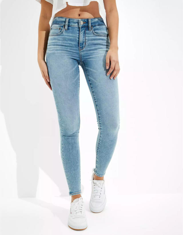 American Eagle Ne(x)t Level High Waisted Jegging In Fresh Bright Denim