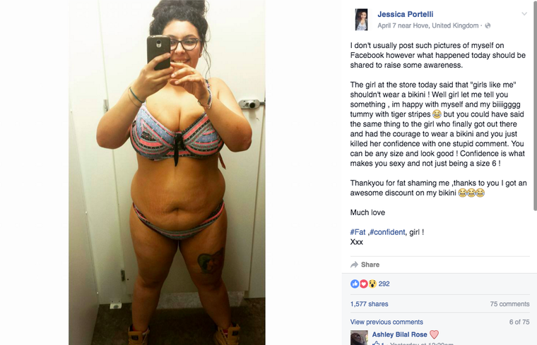 Woman Fat-Shamed Over Her 