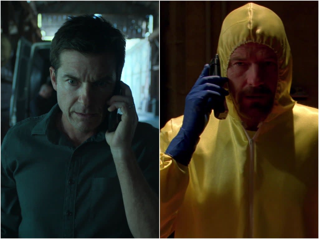 Jason Bateman and Bryan Cranston as dads doing crime in ‘Ozark’ and ‘Breaking Bad’ (Netflix, AMC)