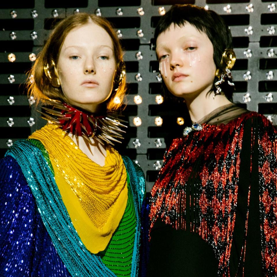 From applying faux tears to taking on a Ziggy Stardust mullet, 6 hair and makeup lessons straight from Gucci's fall show.