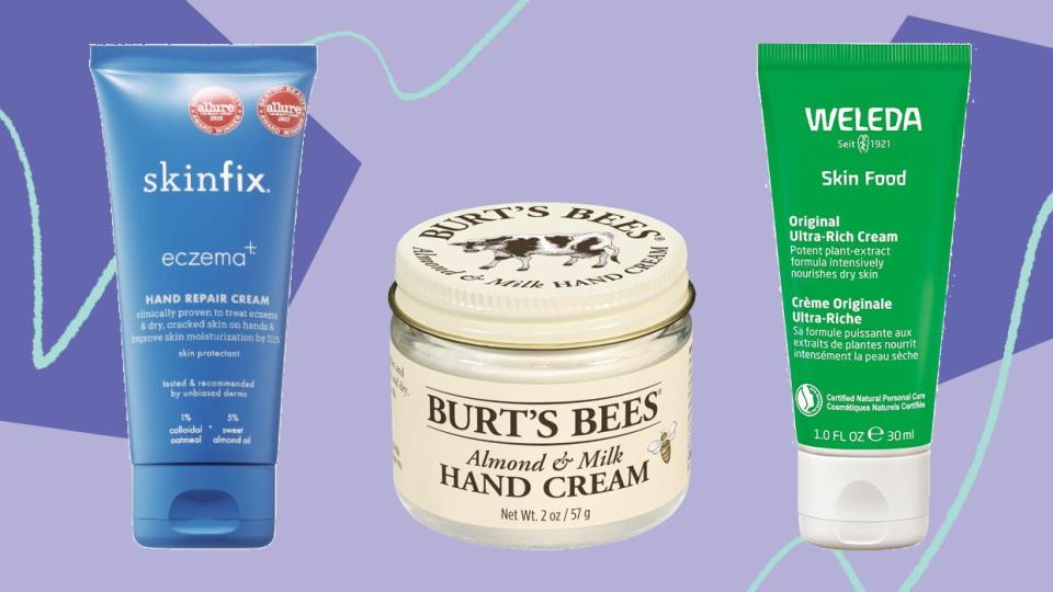 Repeatedly stripping your hands of moisture without replenishing it can cause your skin to dry out, crack and become irritated.&nbsp;Here are the hand lotions our shopping experts swear by to prevent dry skin. (Photo: HuffPost)