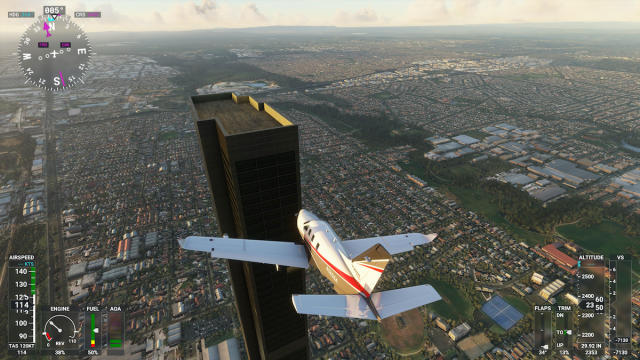 Microsoft Flight Simulator's mysterious Melbourne 212-storey skyscraper: is  it a tower, is it a pole, is it a typo?, Games