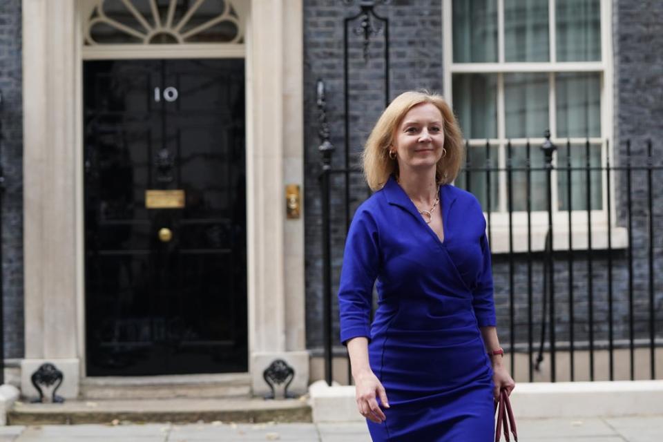 Newly-appointed Foreign Secretary Liz Truss leaves Number 10 Downing Street (Stefan Rousseau/PA) (PA Wire)