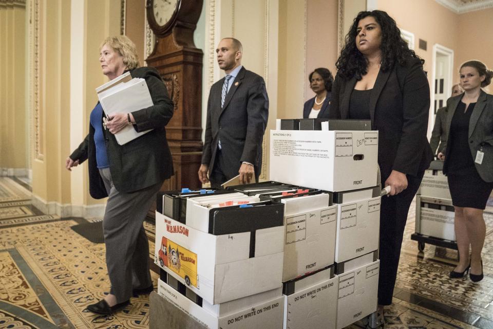 The Senate impeachment trial of President Trump.