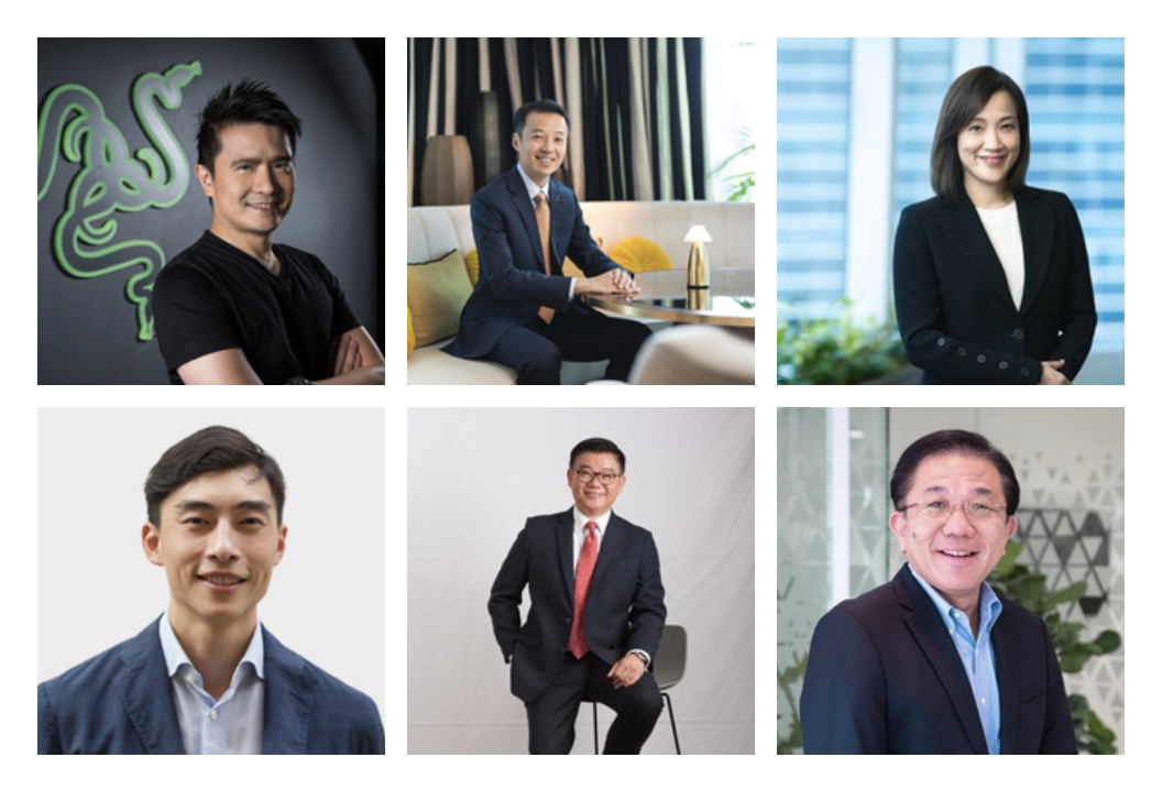 (PHOTOS: Capitaland Investment, CIMB Singapore, Endowus, Razer, Standard Chartered Bank, Vertex)