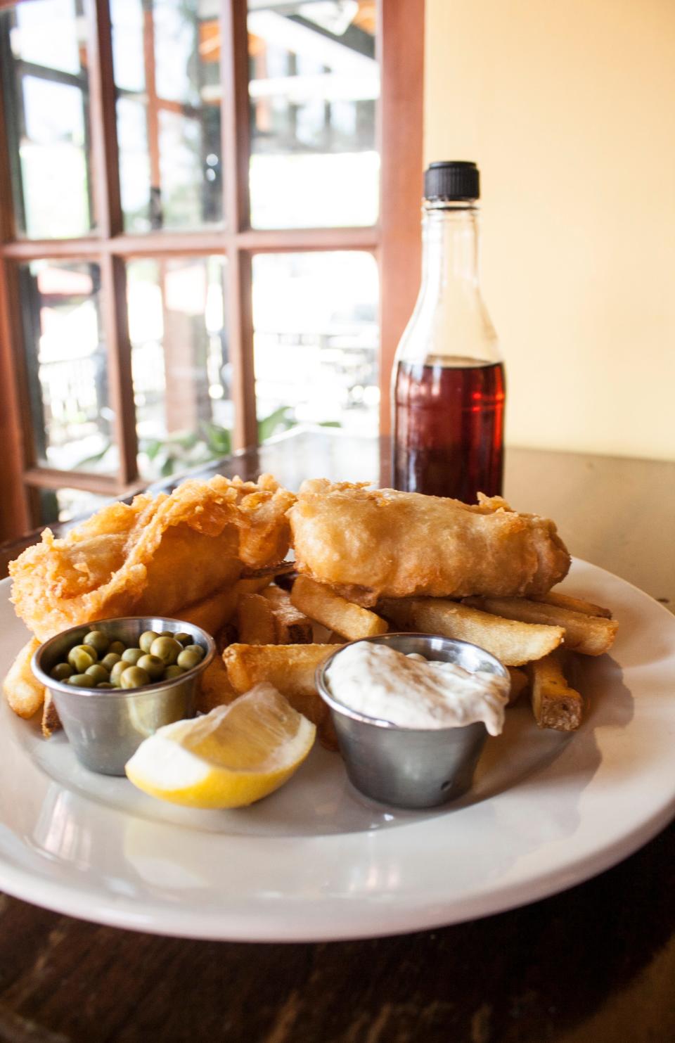 Fish & Chips at Celtic Crossing Irish Pub and Restaurant in Memphis, TN.