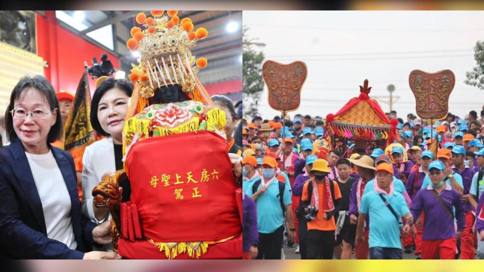 「六房媽祖過爐遶境」一大早便湧現香客人潮。（圖／翻攝自雲林縣副縣長謝淑亞臉書）