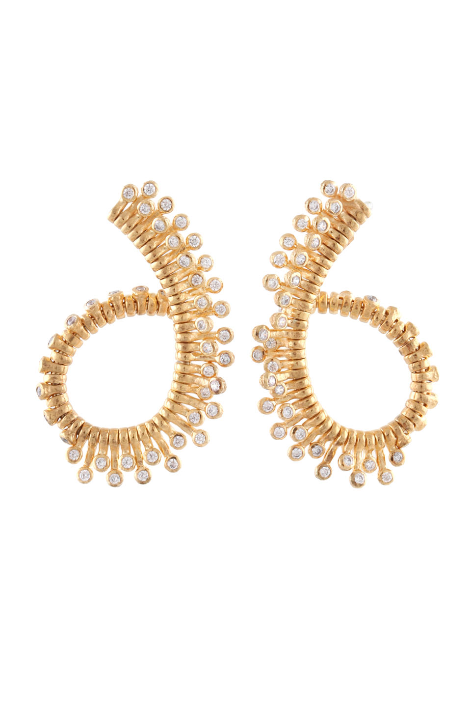 Earrings from the "Feminine Waves" collection by Joanna Laura Constantine.