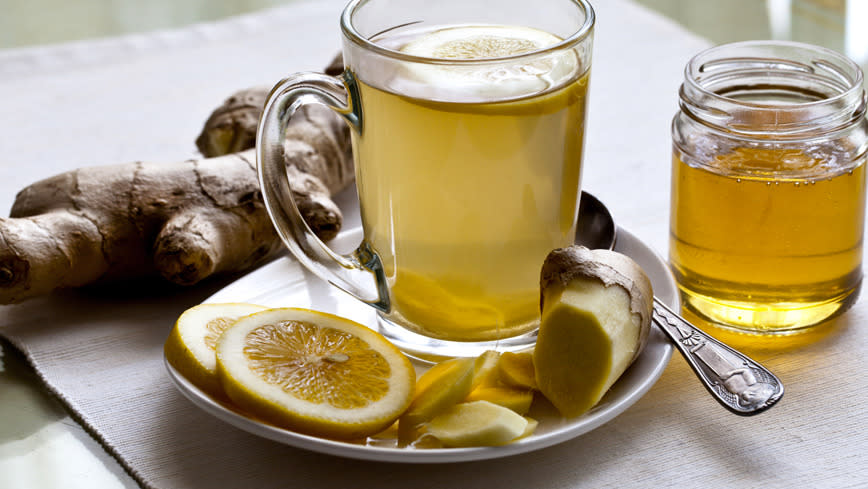 Fresh ginger tea