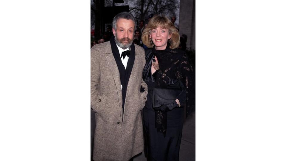 Mike Leigh and Alison Steadman at the 1992 Bafta British Film and Television Awards at the Grosvenor House Hotel