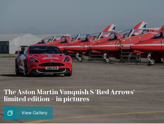 The Aston Martin Vanquish S 'Red Arrows' limited edition – in pictures