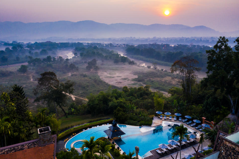 Anantara Golden Triangle Elephant Camp & Resort. (Photo: Anantara)