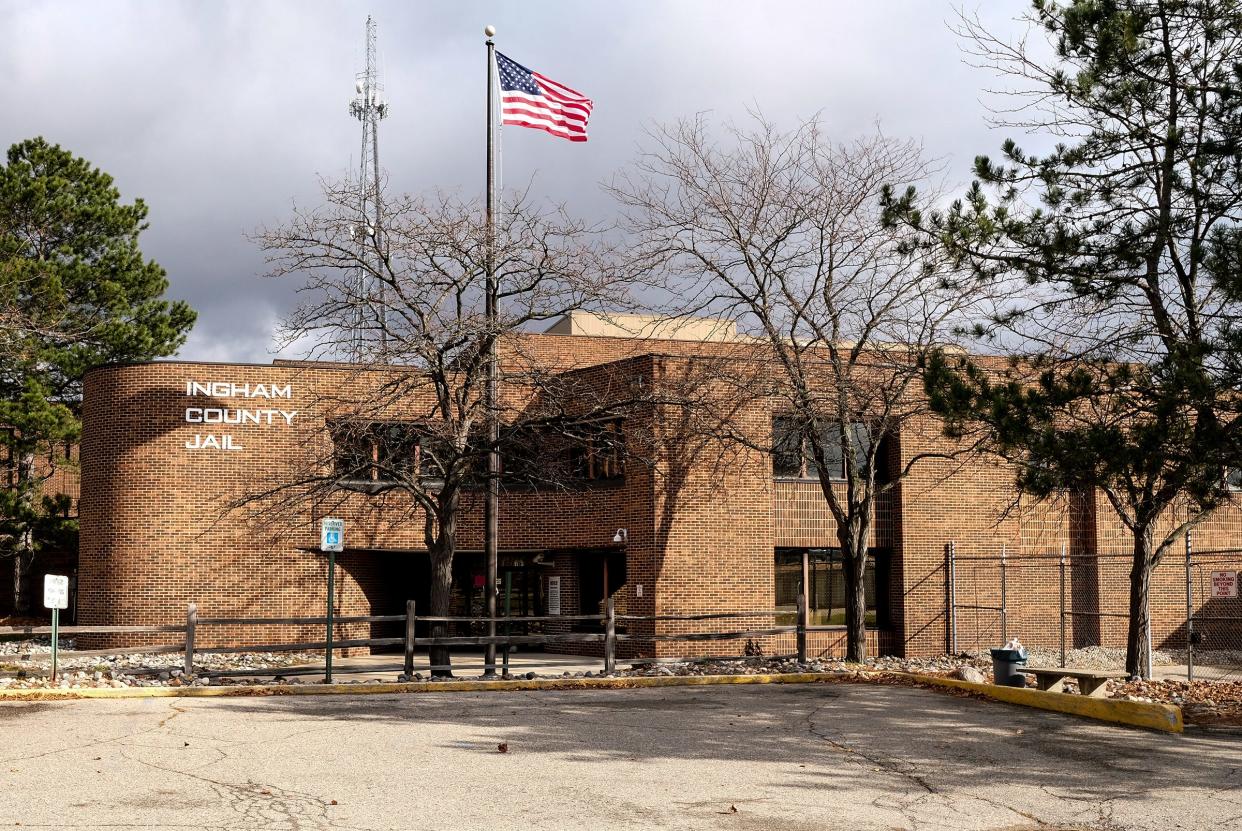 The Ingham County Jail in Mason, Michigan. Friday, Nov.13, 2020.