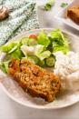 <p>This hearty "meat loaf" is packed with veggies and protein. We're in love! Serve it with a side of rosemary roasted potatoes and oven-roasted brussels sprouts for a truly delicious (and suuuper nutritious) vegan feast!</p><p>Get the recipe from <a href="https://www.delish.com/cooking/a26963648/vegan-meatloaf-recipe/" rel="nofollow noopener" target="_blank" data-ylk="slk:Delish" class="link rapid-noclick-resp">Delish</a>.</p>